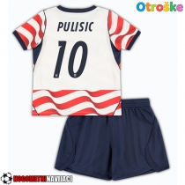Otroške Nogometnih dresov Združene države Christian Pulisic #10 Domači SP 2026 Kratki rokavi (+ hlače)